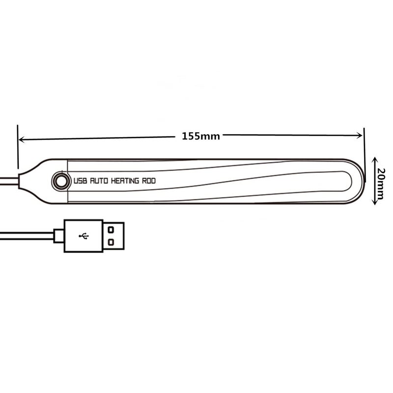 EBIEFLY 4X Drying Stick for Toys Water Absorption Dry Rod Desiccant Silicone Flesh Light Dryer Absorption Stick + USB Heating Stick 2.2ft Cable Lengt - Image 4